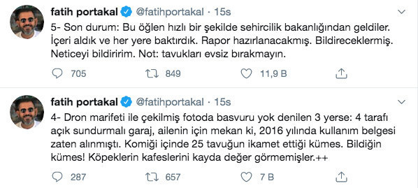 Fatih Portakal'dan İzmir'deki çiftlik evinde kaçak yapı açıklaması bakanlıktan geldiler - Resim: 1