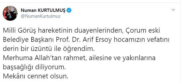 Milli Görüş'ün önemli ismi Prof. Dr. Arif Ersoy hayatını kaybetti 72 yaşındaydı - Resim: 2