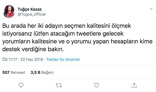 Tuğçe Kazaz'ın seçim öncesi İmamoğlu paylaşımları adeta linç edildi - Resim: 3