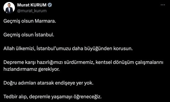 Murat Kurum: Tedbir alıp depremle yaşamayı öğreneceğiz - Resim: 0