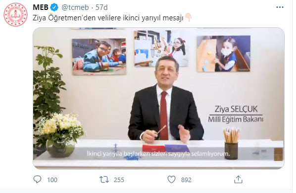 Milli Eğitim Bakanı Ziya Selçuk'tan velilere ikinci yarıyıl mesajı - Resim: 0