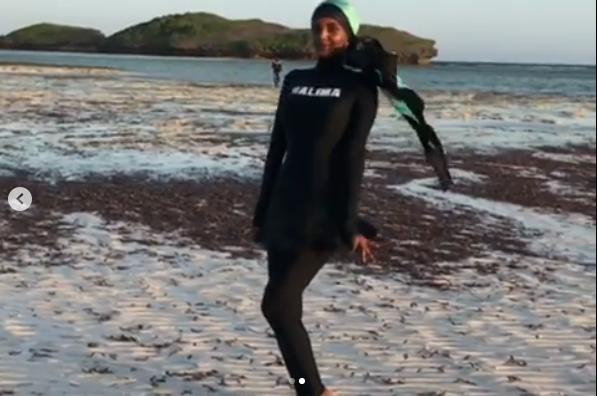 Amerikalı Müslüman model Halima Aden'in burkinili fotoğrafı olay oldu - Resim: 2