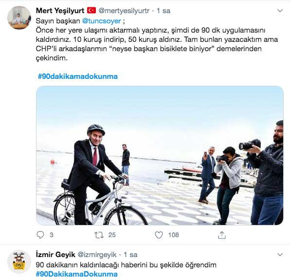 İzmir’de halk isyanda Tunç Soyer'in önerisine tepki #90DakikamaDokunma etiketiyle TT oldu - Resim: 2