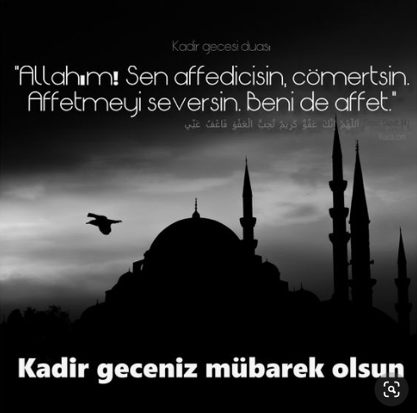 Kadir gecesi mesajları resimli Kadir gecesi sözleri-2019 yeni - Resim: 6