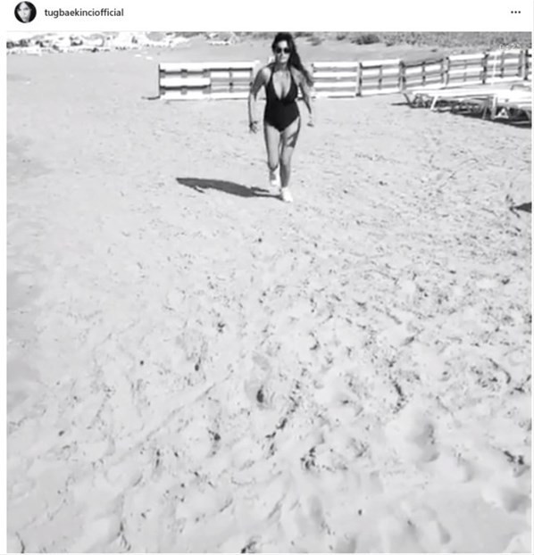 Tuğba Ekinci'nin bikinili videosu olay oldu! Bakın kendini kime benzetti - Resim: 3