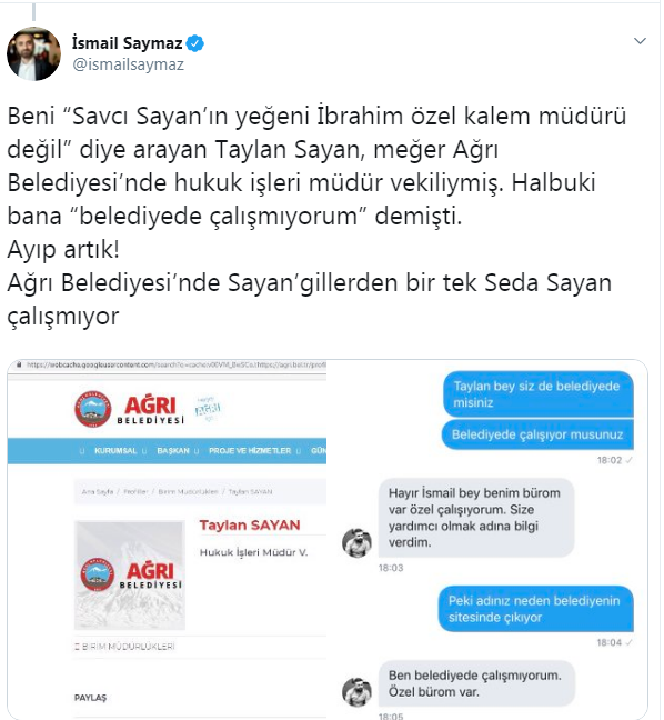 Savcı Sayan yeğenlerini müdür mü yaptı? İsmail Saymaz ile fena kapıştılar - Resim: 2