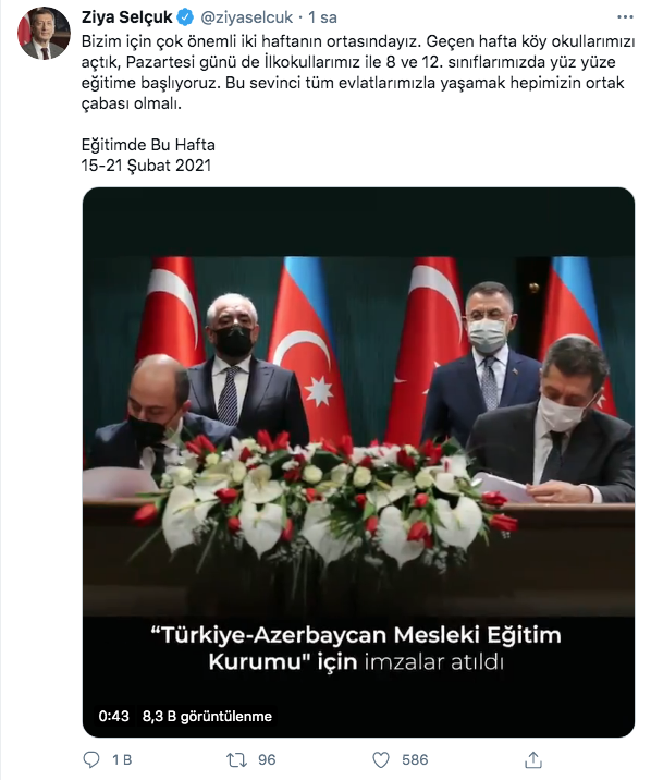 Ziya Selçuk: Pazartesi yüz yüze eğitime başlıyoruz - Resim: 0