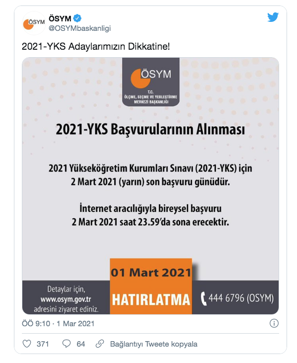 ÖSYM’den YKS uyarısı: Başvurular sona eriyor - Resim: 0
