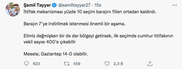 AK Partili Şamil Tayyar'dan bomba 'seçim' iddiası: Mesela; Gaziantep 14-0 olabilir - Resim: 0