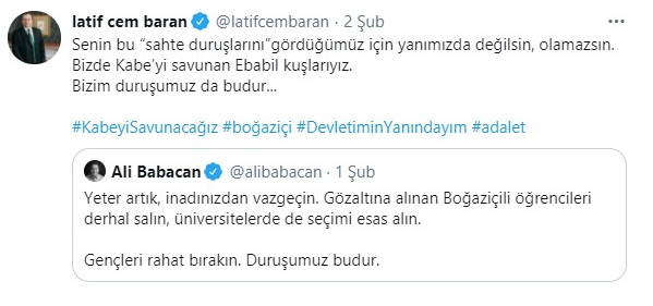 Abdullah Gül'ün en yakınındaki isimden sürpriz Boğaziçi çıkışı! Ali Babacan detayı bomba - Resim: 0