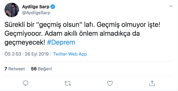 İstanbul depremle sallandı Demet Akalın kızına koşup tweet attı! Ünlülerin deprem yorumları - Resim: 3