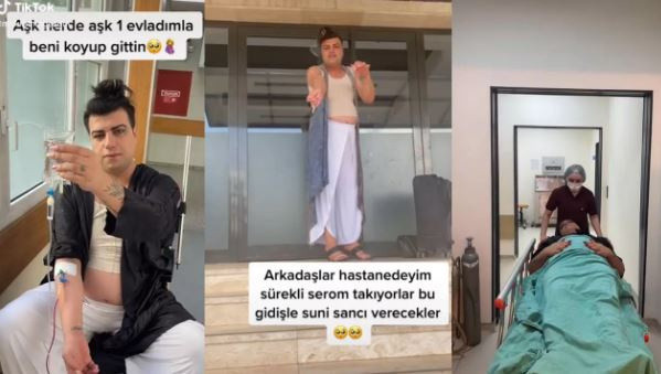 Mükremin Gezgin'in TikTok'taki hamile videolarına ve hastaneye tepki yağıyor - Resim: 1