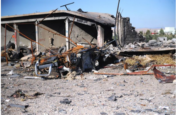 IŞİD'den geriye kalan harabe şehir Zummar... - Resim: 4