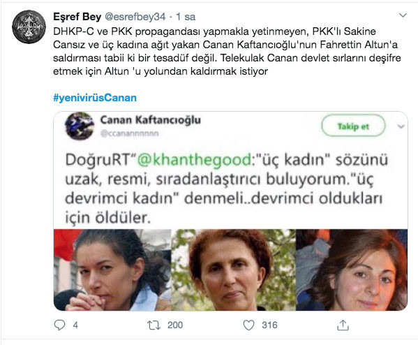 YenivirüsCanan etiketi Twitter'ın zirvesine oturdu - Resim: 2