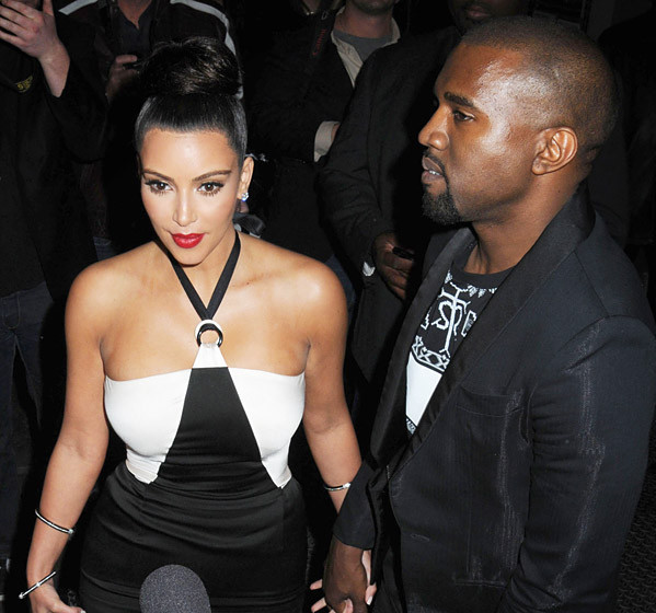 Kim Kardashian Kanye West - Resim: 4