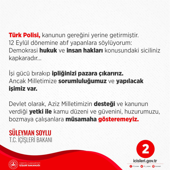 Bakan Süleyman Soylu'dan Boğaziçi Üniversitesi açıklaması - Resim: 1