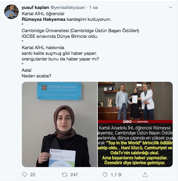 Kartal Anadolu İmam Hatip'ten büyük başarı! Cambridge'ten en yüksek puan - Resim: 2