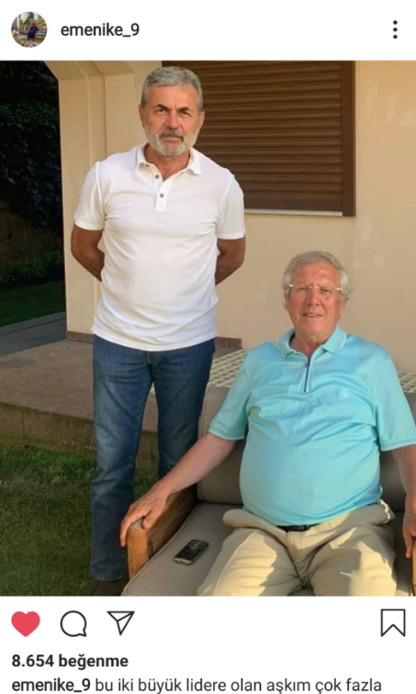 Aykut Kocaman Rıdvan Dilmen Aziz Yıldırım'ı ziyaret etti dikkat çeken detaya bakın - Resim: 1