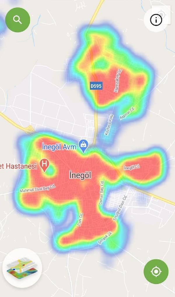 Nüfusu 23 ilden fazla İnegöl'de vakalar patladı! Harita kıpkırmızı oldu - Resim: 2