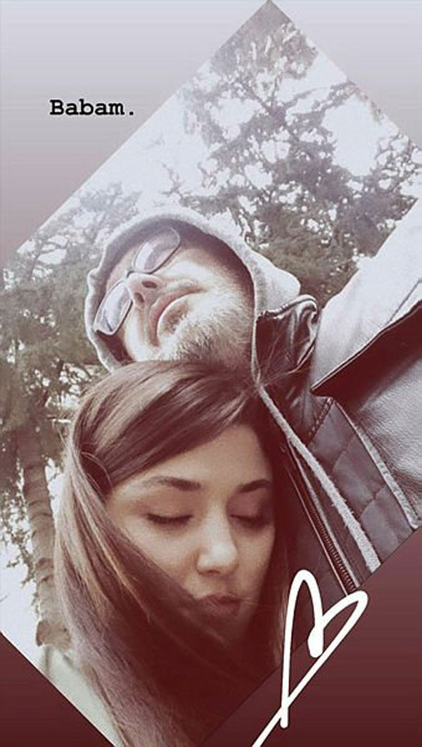 Hande Erçel'in medyadan gizlediği babasına bakın! Yan yana gören şok oluyor "bunlar ailece güzel" - Resim: 1