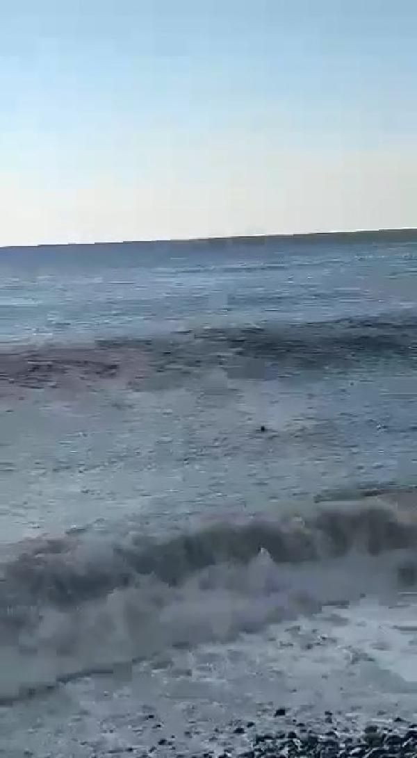 Rize'de feci olay! Denizde kayboldu son anları kameraya yansıdı - Resim: 2