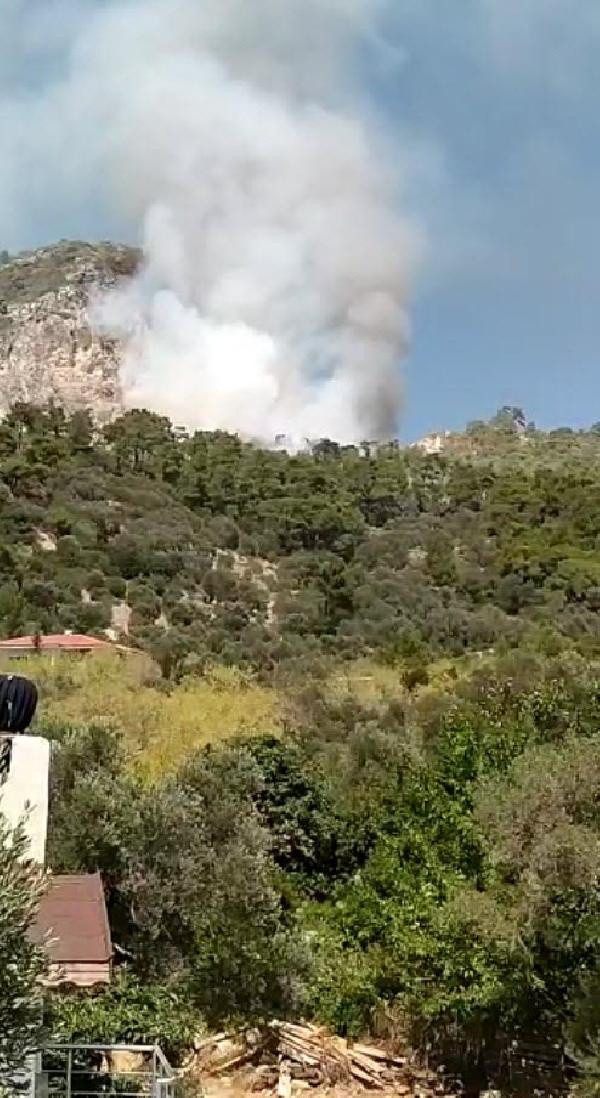 Datça’daki orman yangını kontrol altına alındı - Resim: 0