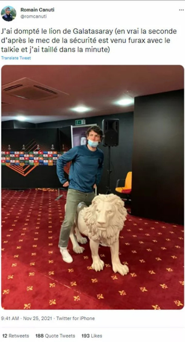 Fransız gazeteciden Galatasaray taraftarını kızdıran paylaşım! Büyük tepki topladı - Resim: 0