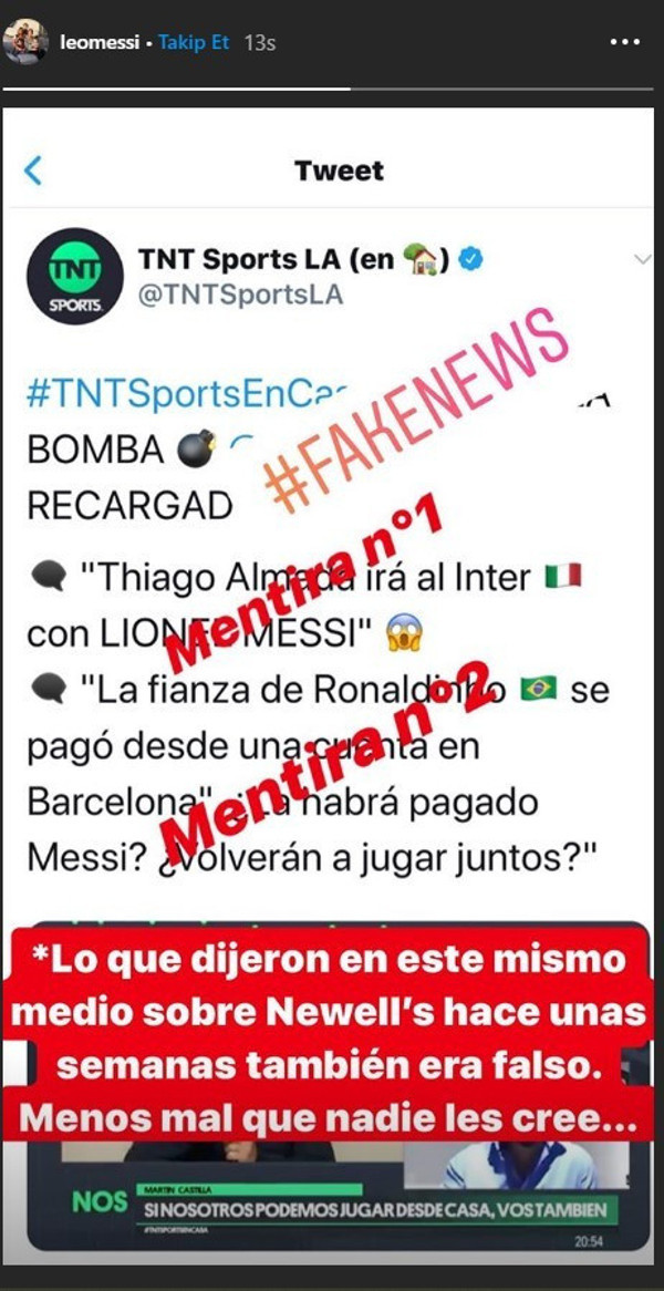 Messi'den Ronaldinho'nun kefalet parasını ödediği iddiasına yanıt - Resim: 0