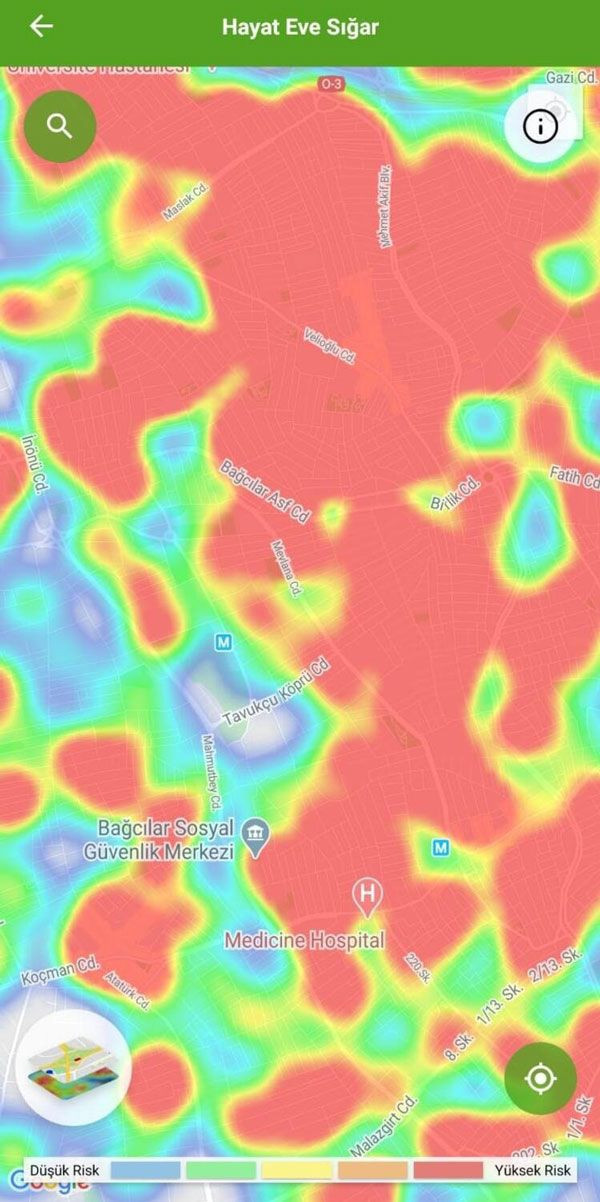İstanbul alarm veriyor! İşte İstanbul'da semt semt son koronavirüs haritası - Resim: 1