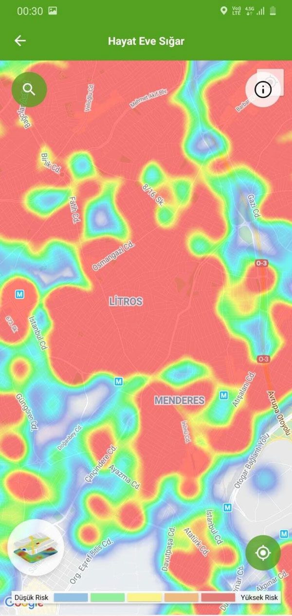 İstanbul alarm veriyor! İşte İstanbul'da semt semt son koronavirüs haritası - Resim: 3