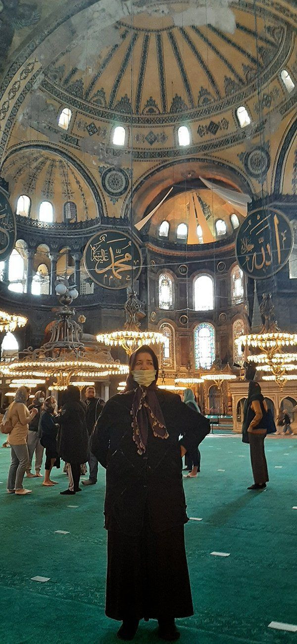Ayasofya'dan etkilenen Ukraynalı Yevheniya şahadet getirip Müslüman oldu - Resim: 4