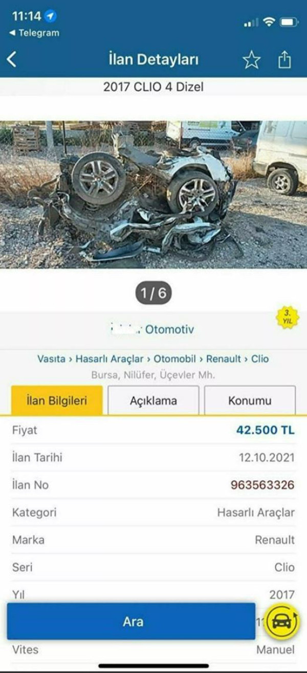 Sel hasarlı hurda aracın fiyatını duyan inanamadı! Sosyal medya bu ilanı konuşuyor - Resim: 0