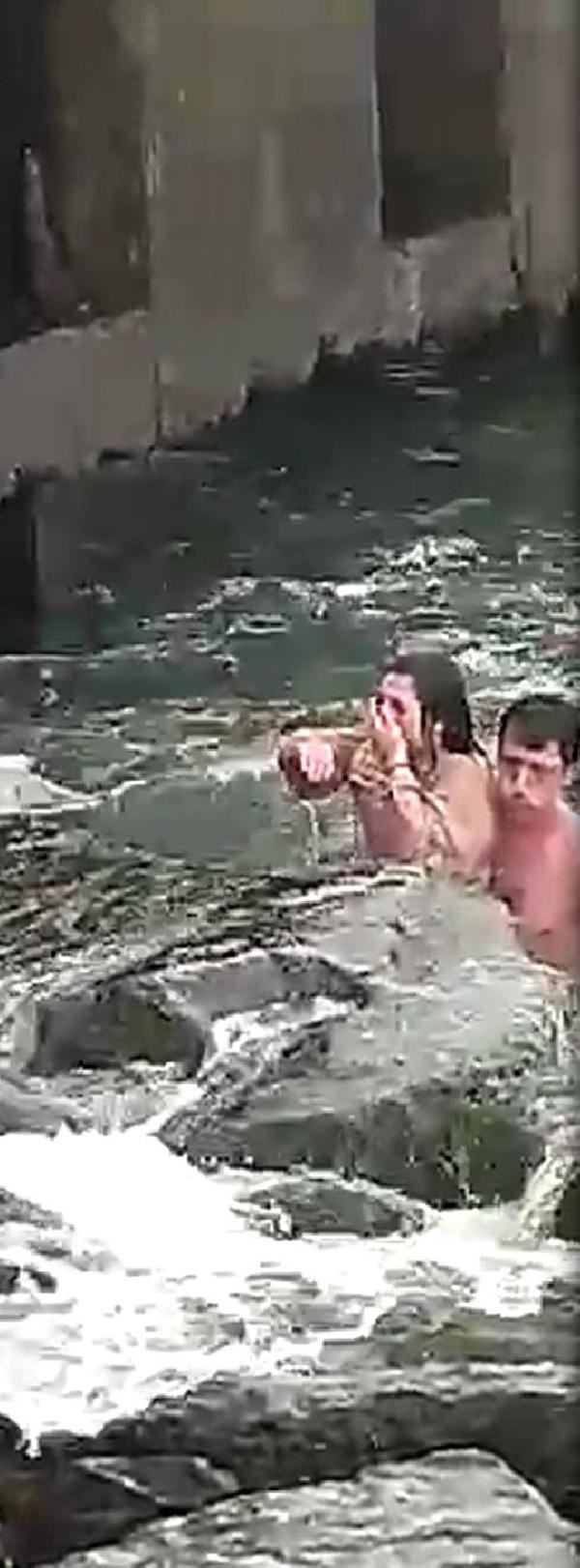 Trabzon'da denize düşen kız, bekçi sayesinde hayatta kaldı - Resim: 1