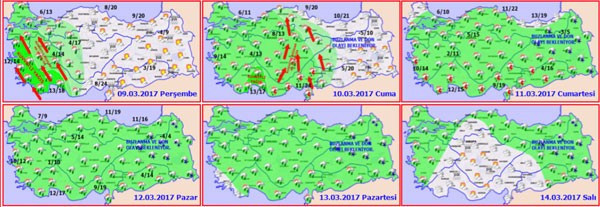 İstanbul hava durumu Meteoroloji'den son tahminler - Resim: 4
