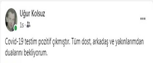 Kumluca Kaymakamı Uğur Kolsuz'un korona virüs testi pozitif çıktı - Resim: 0