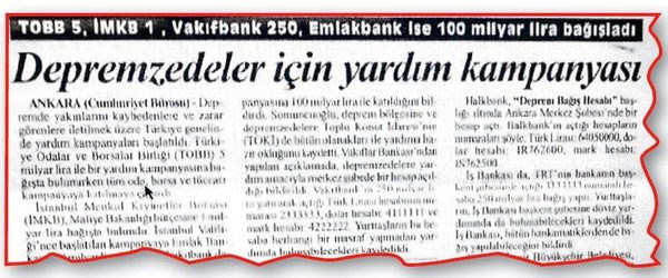 Kamu bankaları 86 milyar TL bağış yaptı muhalefet tepki gösterdi Sabah yazarı '1999'da niye ses etmediniz' dedi - Resim: 1