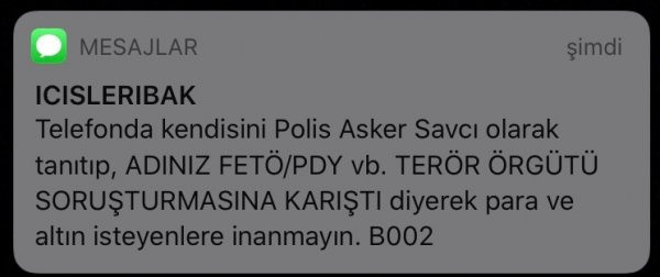 İçişleri Bakanlığı yine dolandırıcılara karşı uyardı! İnanmayın - Resim: 0