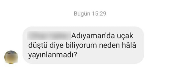 Uçak düştü ihbarı yağdı! Adıyaman'da gören ihbar etti: Gerçek bakın ne çıktı - Resim: 1