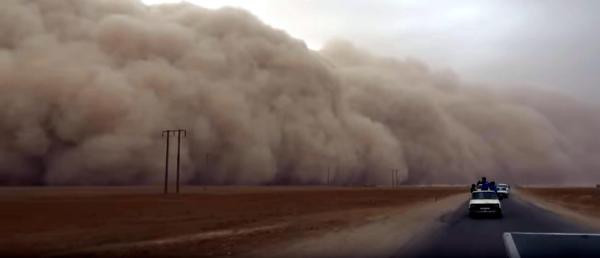 Toz fırtınası görenleri hayrete düşürdü! - Resim: 2