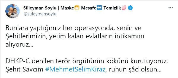 İçişleri Bakanı Süleyman Soylu: DHKP-C'nin kökünü kurutuyoruz - Resim: 0