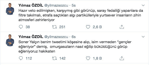 Yılmaz Özdil ve Soner Yalçın birbirine girdi omurgasız saray fedaisi - Resim: 0