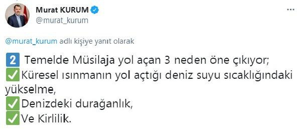 Bakan Murat Kurum: 300 kişilik ekibimizle Marmara Denizi'nde 91 noktayı denetliyoruz - Resim: 1