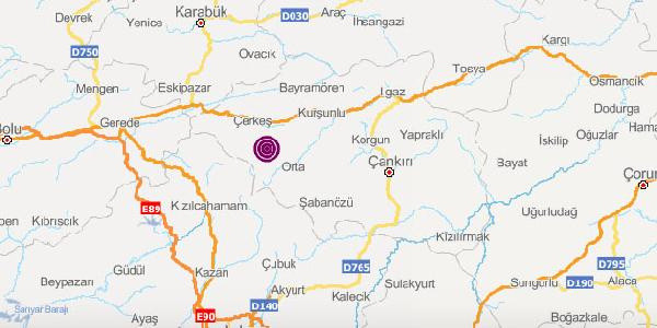 Çankırı beşik gibi sallandı! Peş peşe üçüncü deprem - Resim: 0