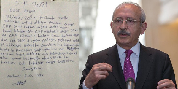 Mermi dolu kavanozla Kılıçdaroğlu'nu tehdit etmişti! Uzlaştılar: Özür mektubu ortaya çıktı - Resim: 0