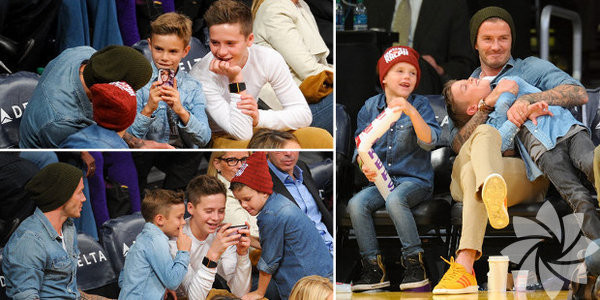 David Beckham'dan babalara 'babalık' dersi!  - Resim: 4