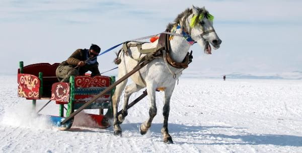 Çıldır Gölü'nde driftin sonu kötü bitti böyle yuvarlandılar - Resim: 4