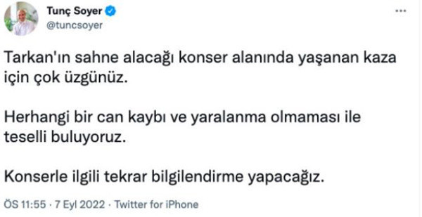 Tarkan'ın sahnesi birden yıkıldı! Dev sahne yerle bir oldu: 1 kişi yaralı - Resim: 4