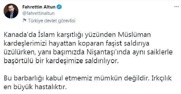 İletişim Başkanı Fahrettin Altun: Irkçılık en büyük hastalıktır - Resim: 0