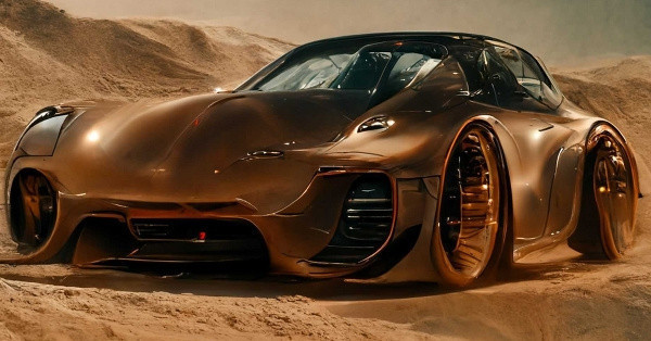 Gelecekte otomobiller böyle mi görünecek? Yapay zekadan inanılmaz görüntüler - Resim: 2