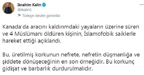 Cumhurbaşkanlığı Sözcüsü İbrahim Kalın: Bu korkunç gidişat ve barbarlık durdurulmalıdır - Resim: 0